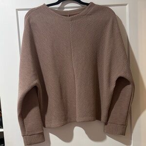 Women's Textured Tan Sweater